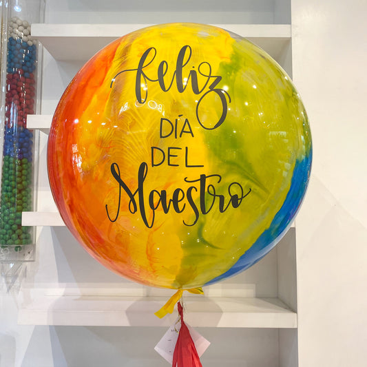 Burbuja Rainbow ¡Feliz Día del Maestro!