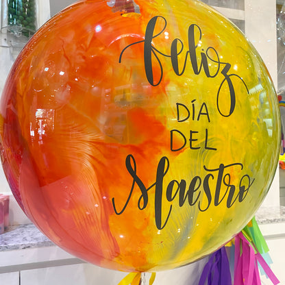 Burbuja Rainbow ¡Feliz Día del Maestro!