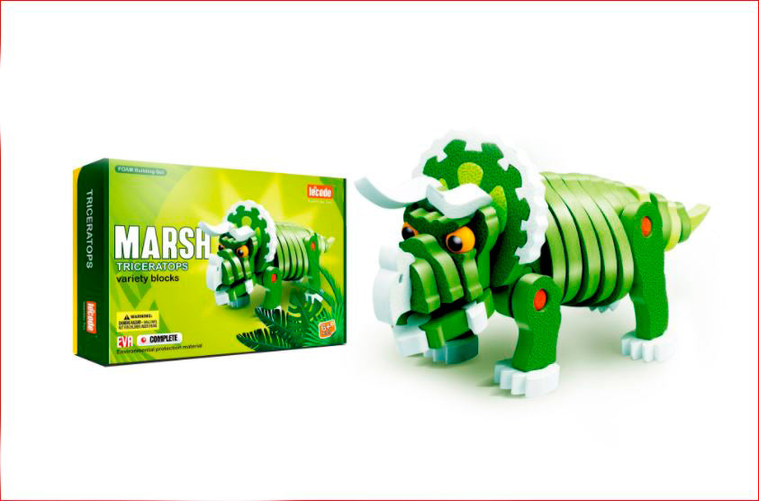 Marsh Triceratops Variety Blocks