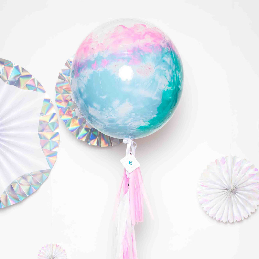 Burbuja Pintura Multicolor - Marmoleado Completo
