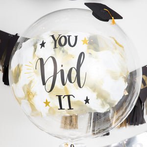 Burbuja 'You Did It!' Graduación